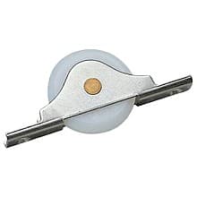 Sliding Door Roller, White/Plain