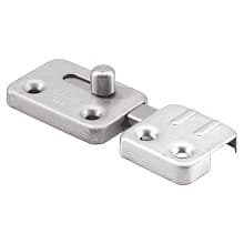 1-3/8" Slide Bolt, Satin