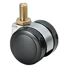 52.5mm Threaded Bolt Twin Wheel Caster