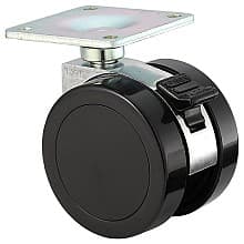 104mm Plate Type Twin Wheel Caster with Break