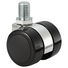 GX-W50GN16 64.5mm Threaded Bolt Twin Wheel Caster