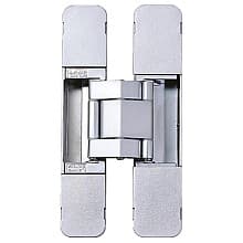 HES3D 3-Way Adjustable Concealed Hinge, Dull Chrome