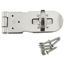 3-15/16" Screw-On Flathead Hasp, Polished