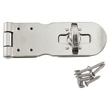 4-23/32" Screw-On Flathead Hasp, Polished