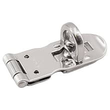 2-9/16" Screw-On Flathead Hasp, Polished