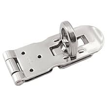 2-61/64" Screw-On Flathead Hasp, Polished