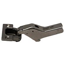 93° Opening Standard Euro Hinge, Free Swinging, Black Nickel, Inset