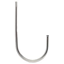 200mm Stainless Steel J-Hook, Mirror