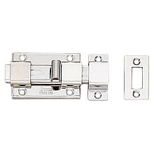 32mm Stainless Steel Slide Bolt, Polished