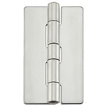 60mm x 100mm Butt Hinge without Holes, Mirror