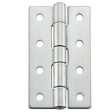 60mm x 100mm Butt Hinge with Holes, Mirror