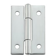 35mm x 50mm Butt Hinge with Holes, Mirror