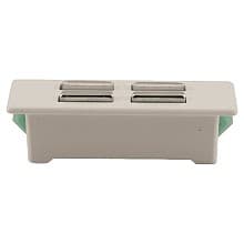 Snap-In Magnetic Catch, White