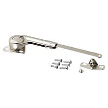 Left Hand Adjustable Soft-Down Lid Stay, Nickel-Plated