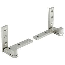 95mm Overlay Door Pivot Hinge, Satin Nickel