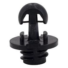 Self Tapping Male Heavy Duty Panel Clip, Black