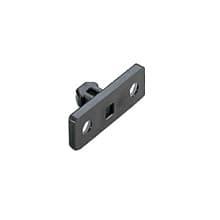 Mini Touch Latch Strike for Wood, Black