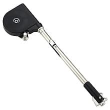Soft-Down Flap Stay, Nickel/Black