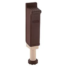 Step-On Door Holder, Brown/Ivory/Black