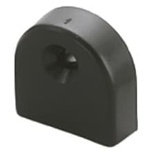 18.6mm Pilaster End Cap for Single Slotted Pilaster, Black