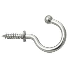 44.2mm Wire Hook, Polished Stainless Steel