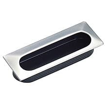 3-57/64" Flush Pull, Satin/Black