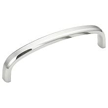 96mm Handle Pull, Mirror/Satin Stainless Steel, 102mm Length