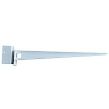 22" x 21-3/4" Concealed Floating Countertop Bracket, White Finish