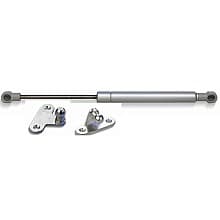 Lift-O-Mat Gas Spring Kit, Silver, 150N/33.7lb