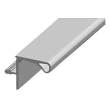 Gola 4.1m 1730 Upper Door Cabinet Channel Profile, Stainless Steel