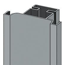 Gola 4.5m 8012 Vertical Double Door Channel Profile
