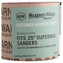 Aluminum Oxide Abrasive Wrap for 25" Drum Sander