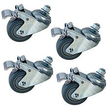SUPERBRUSH CASTER SET  BOX OF (4) STUD 1/2