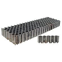 3/8" Length 1" Crown Corrugated Fastener, 25 Gauge, Box of 5 Thousand