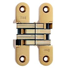 216 Heavy-Duty Invisible 180° Opening Hinge, Satin Brass