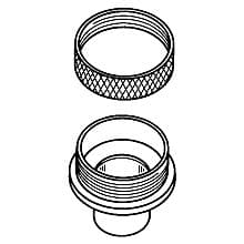 9/16" Porter Cable Guide Bushing and Locknut