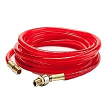 Surfprep 1/4" x 12' Air Hose with Swivel, Red