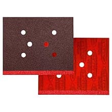 Very Fine Grit Aluminum Oxide 6 Holes ProFoam Sanding Pad, 3" x 4" x 5mm (25/Box)