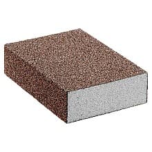 180 Grit 4-Sided Aluminum Oxide Sanding Sponge, 3-3/4" x 2-3/4" x 1" (250/box)