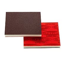 Coarse Grit Aluminum Oxide Sanding Sponge, 3" x 4" x 1/2