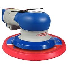 6" Trident Air Random Orbital Sander, 3/32" Orbit Non-Vacuum with Hook & Loop Pad