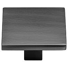 35mm Capitol Square Knob, Matte Black