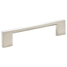 96mm Cityscape Handle Pull, Brushed Satin Nickel
