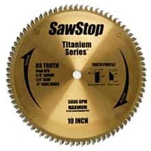 Titanium Series 10" x 80 Teeth Combination Saw Blade