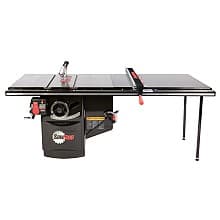 Industrial 7.5HP, 3ph, 480v Cabinet Saw with 52” Industrial T-Glide Advance Rip Fence, Rails & Extension Table