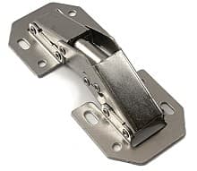 Surface Mounted Flap Table 90° Opening Hinge, Nickel-Plated