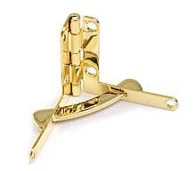 1-1/2" Specialty Box Hinge, Solid Brass