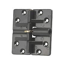 Double Locking Bi-Fold Hinge, Dark Brown