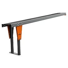 TigerStop TGTABNR10 10° Tilted Brackets Solid Material Handling Table 12' L x 14-11/25" W
