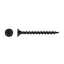1-1/4" x 6 Bugle Head Phillips Drive Drywall Screw, Coarse Thread and Type 17 Point, Black, Box of 8 Thousand